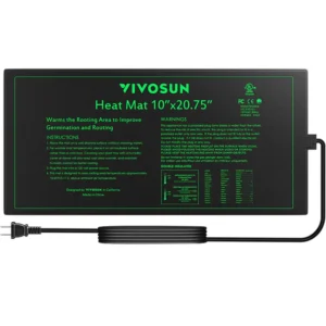 Promote faster germination and healthy roots with the VIVOSUN Seedling Heat Mat — durable, waterproof, and perfect for indoor plant growth.